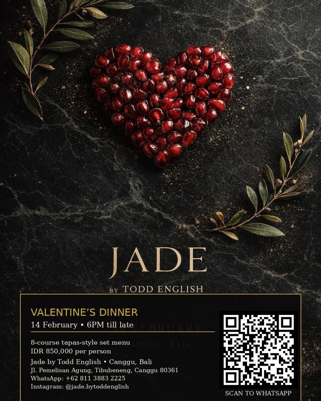 Not just a reservation.Not just another Valentine’s plan.An evening where sparks fly, glasses cl